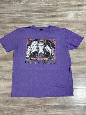 ! NEW ! Custom Disney Hocus Pocus Purple Mean Girls Women’s T-Shirt Large